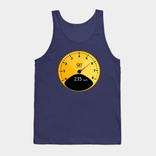 Speedometer Porsche 911 - 9ff Tank Top